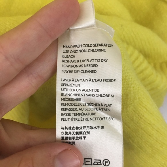 Free People NEW Soft Bright Yellow Sweater NWT - Picture 6 of 9